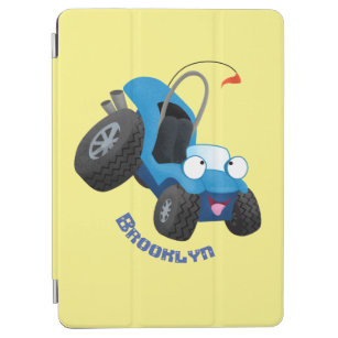 Cute dune buggy off road vehicle cartoon  iPad air cover