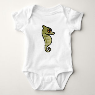 Cute Dwarf Seahorse Baby Bodysuit