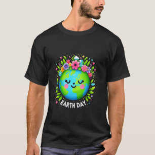 Cute Earth Day Design Earth Day Men Women Kids Tod T-Shirt