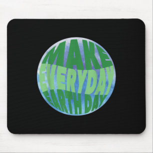Cute Earth Day Everyday Environmental Protection G Mouse Pad
