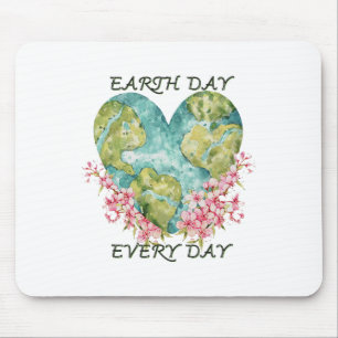 Cute Earth Day Everyday Retro Vintage 1 Mouse Pad