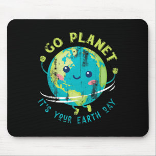 Cute Earth Day Mouse Pad