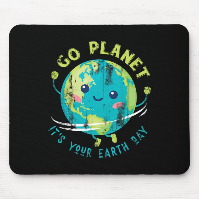Cute Earth Day  Mouse Pad (Front)