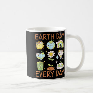 Cute earth day save the planet earth day 2026 coffee mug
