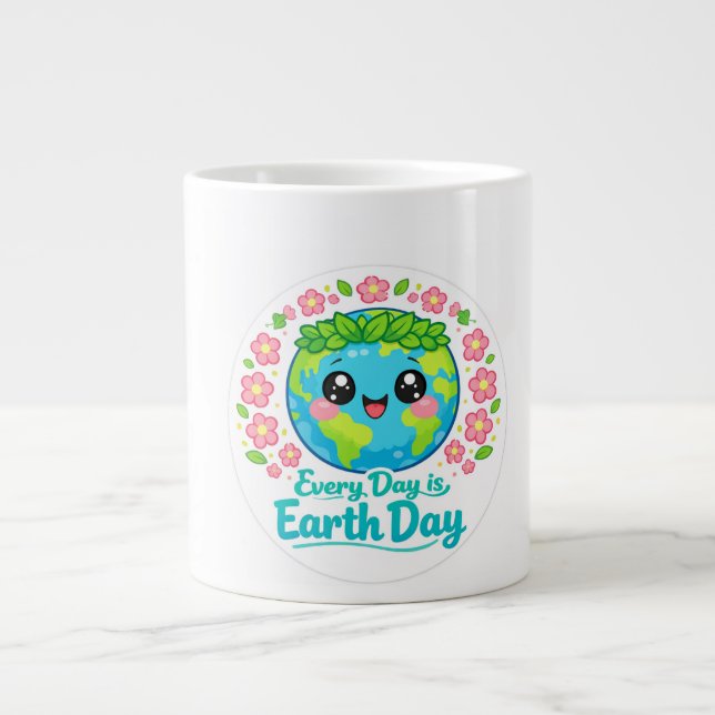 Cute Earth Day Specialty Mug (Front)
