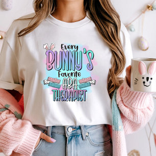 Cute Easter ABA Therapist Bunny T-Shirt