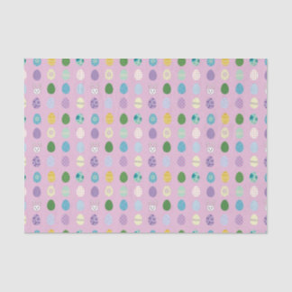 Cute Easter Bunnies Colourful Patterned Eggs Tissue Paper