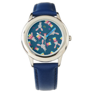 Cute Easter Bunnies & Hats Watch