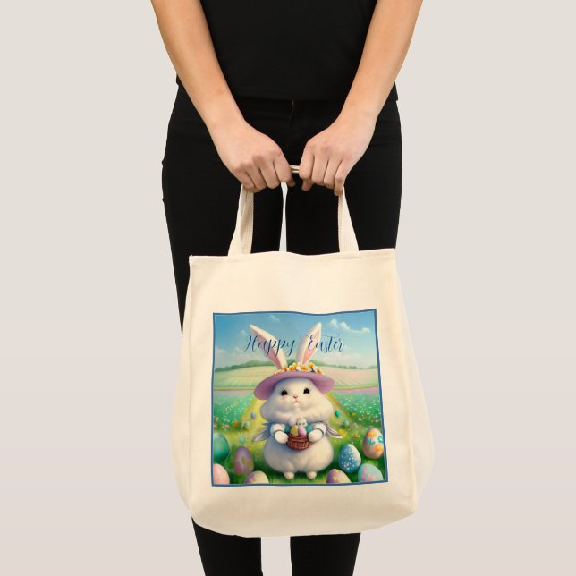 Cute Easter Bunny 01 Tote Bag (Front (Product))