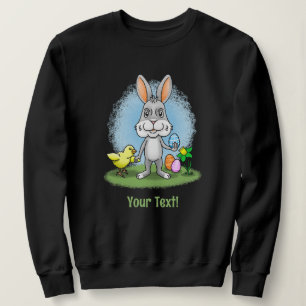 Cute Easter bunny and the Chicken Sweatshirt