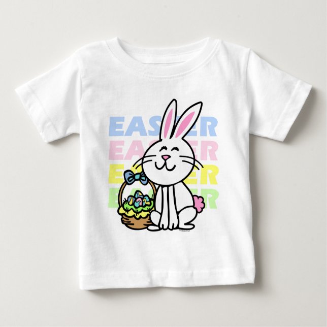 Cute Easter Bunny Baby T-Shirt (Front)