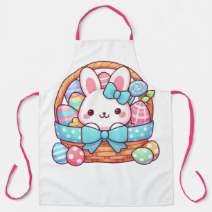 Cute, Easter bunny bakset Apron