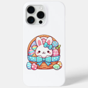 Cute, Easter bunny bakset iPhone 15 Pro Max Case