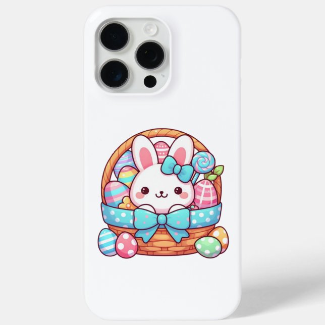 Cute, Easter bunny bakset Case-Mate iPhone Case (Back)