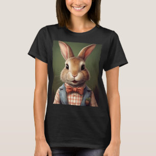 Cute Easter Bunny Bow Tie Rabbit Happy Easter Boys T-Shirt
