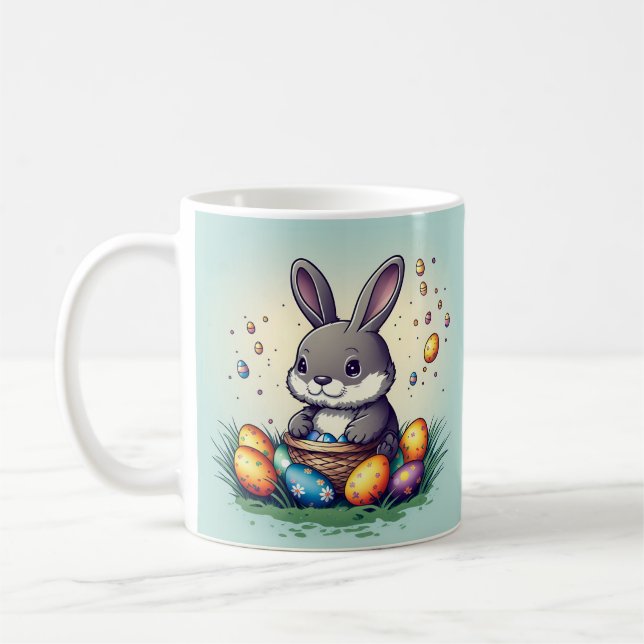Cute Easter Bunny Coffee Mug (Left)