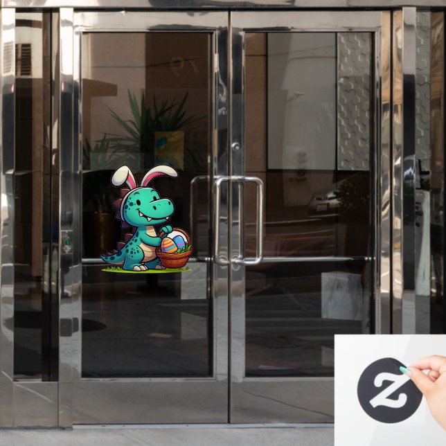 Cute, Easter bunny dinosaur (Office Door)