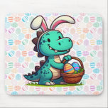 Cute, Easter bunny dinosaur Mouse Pad<br><div class="desc">.</div>
