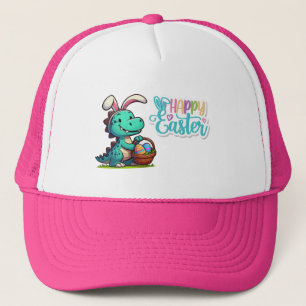 Cute, Easter bunny dinosaur Trucker Hat