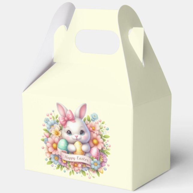 Cute Easter Bunny   Favour Box (Front)