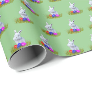 Cute Easter Bunny Gift Wrapping Paper