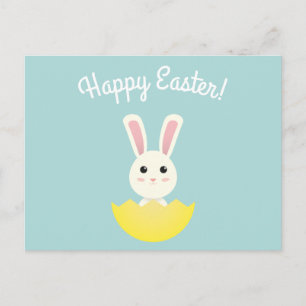 Cute Easter Bunny I Holiday Postcard
