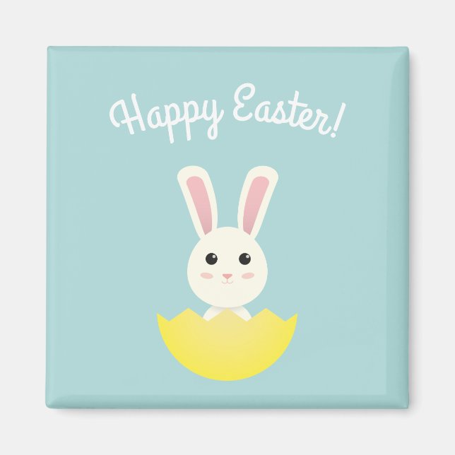 Cute Easter Bunny I Magnet (Front)