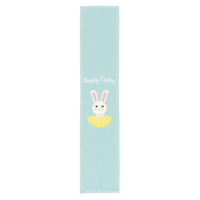 Cute Easter Bunny I Short Table Runner (Front)