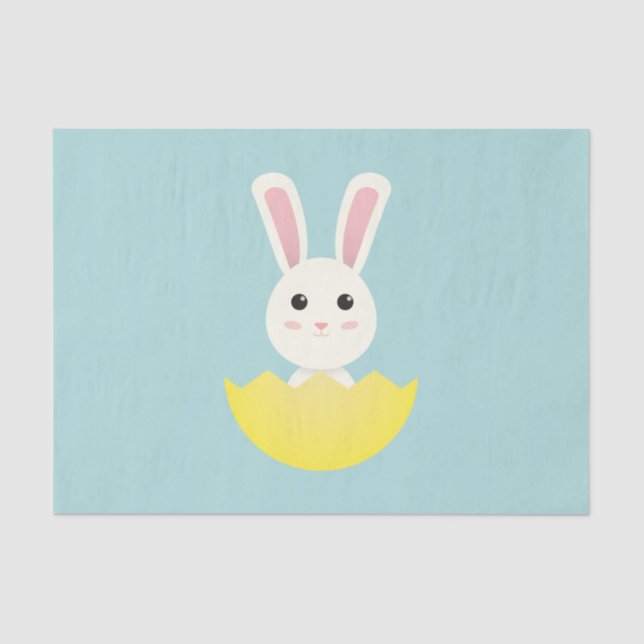 Cute Easter Bunny I Tissue Paper (Front)