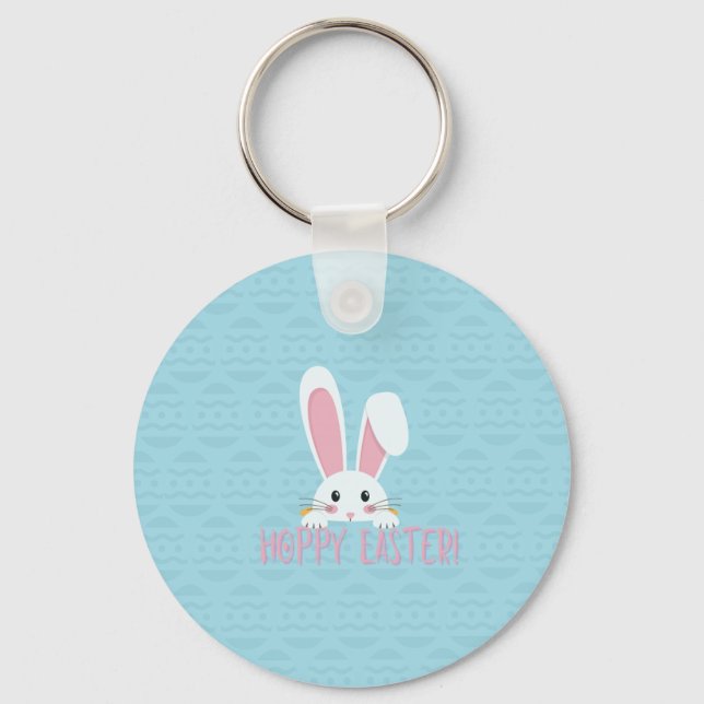 Cute Easter Bunny Keychain (Front)