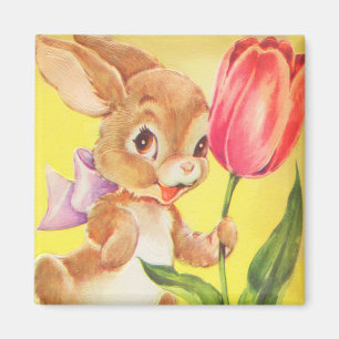 Cute Easter Bunny Magnet