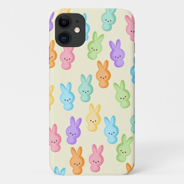 Cute Easter Bunny Marshmallow Treats Case-Mate iPhone Case (Back)