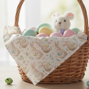 Cute Easter Bunny   Pastel Bunny & Eggs Spring Wrapping Paper