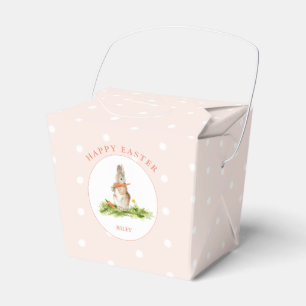 Cute Easter bunny pink Easter gift Favour Box