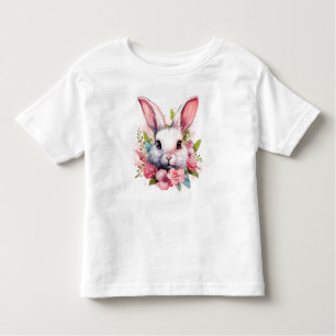 Cute Easter Bunny Portrait Gift T-shirt