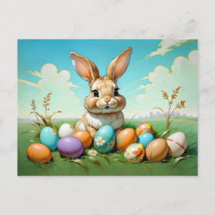 cute Easter Bunny Postcard