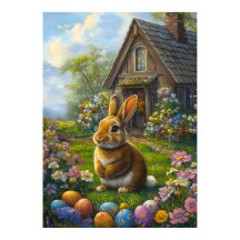 Cute Easter Bunny Poster