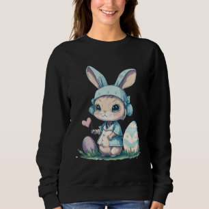 Cute Easter Bunny Pun Easter Eggs Sweatshirt