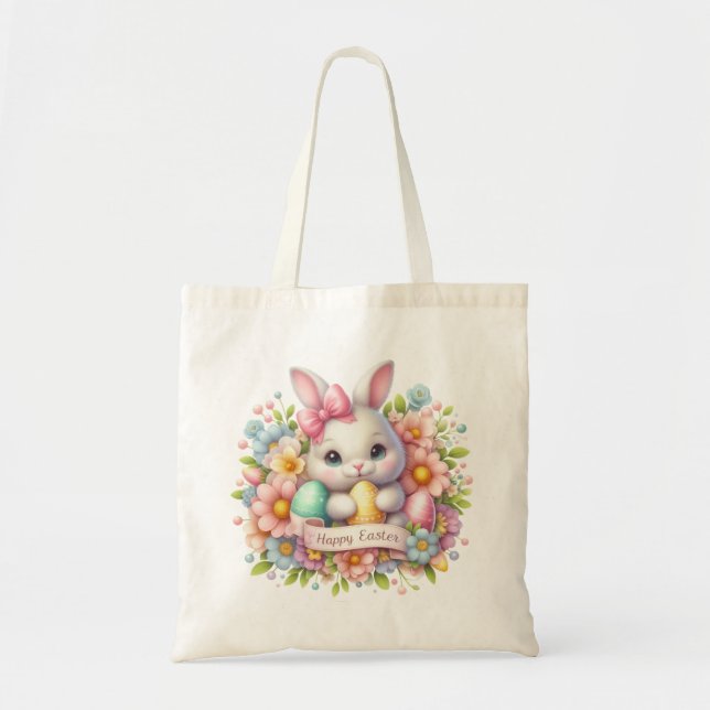 Cute Easter Bunny   Tote Bag (Front)