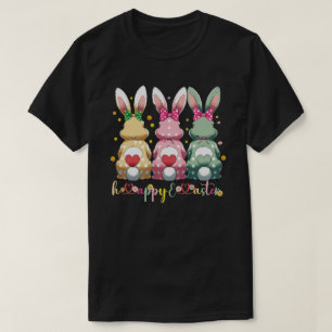Cute Easter Bunny Trio – Happy Easter Design T-Shirt