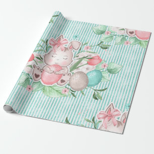 Cute Easter Bunny Wrapping Paper