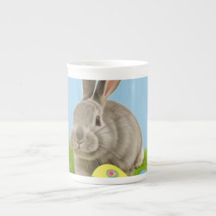 Cute Easter Bunnyfor a positive mood    Bone China Mug