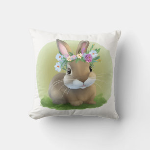 Cute Easter Bunnyfor a positive mood Cushion