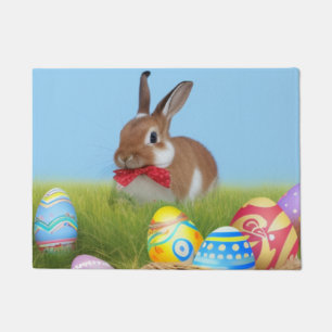 Cute Easter Bunnyfor a positive mood Doormat