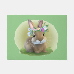 Cute Easter Bunnyfor a positive mood Doormat