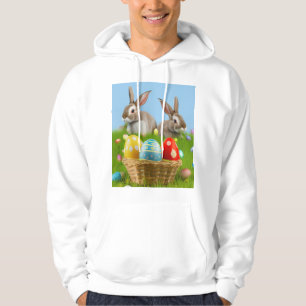 Cute Easter Bunnyfor a positive mood Hoodie
