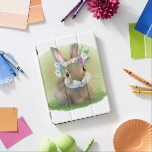 Cute Easter Bunnyfor a positive mood  iPad Air Cover