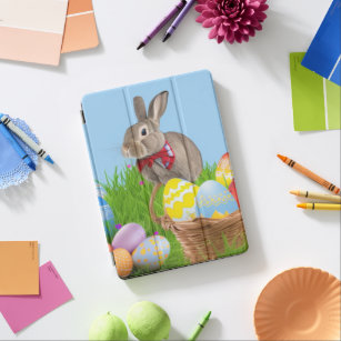 Cute Easter Bunnyfor a positive mood   iPad Air Cover