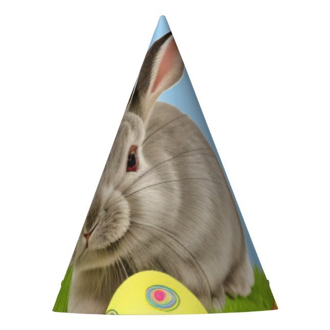 Cute Easter Bunnyfor a positive mood   Party Hat (Front)