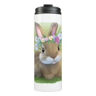 Cute Easter Bunnyfor a positive mood Thermal Tumbler